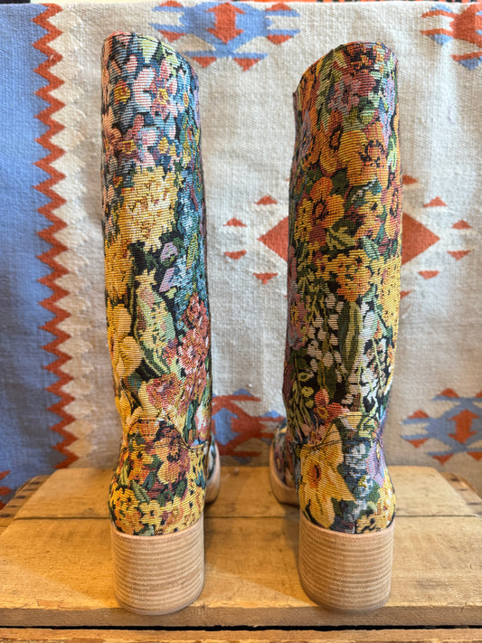 Jeffrey Campbell Pull On Tapestry Boot