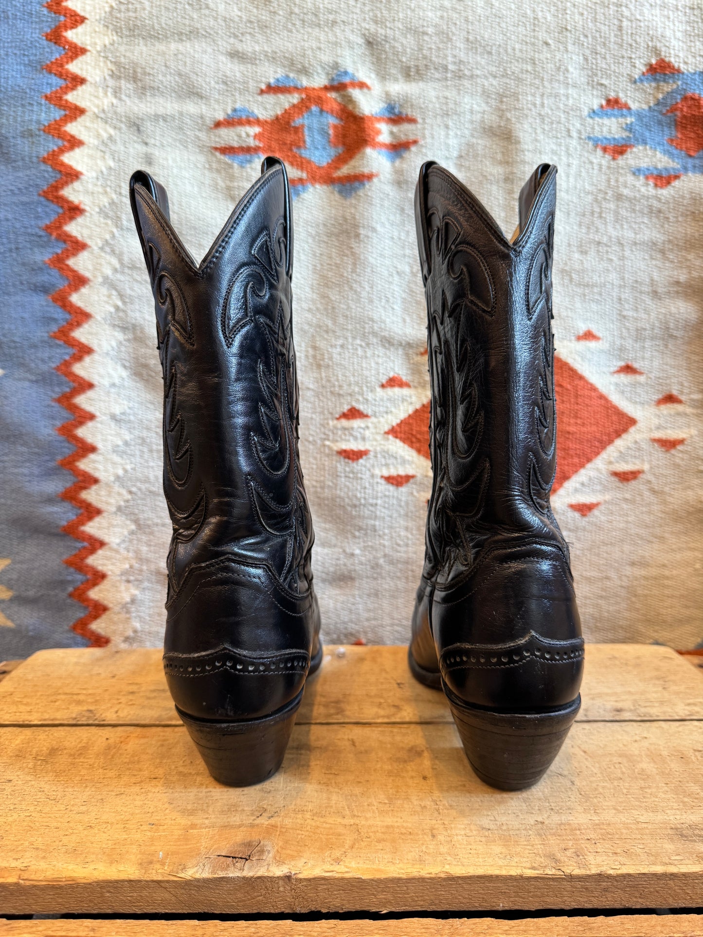 Justin Black Cowboy Boots