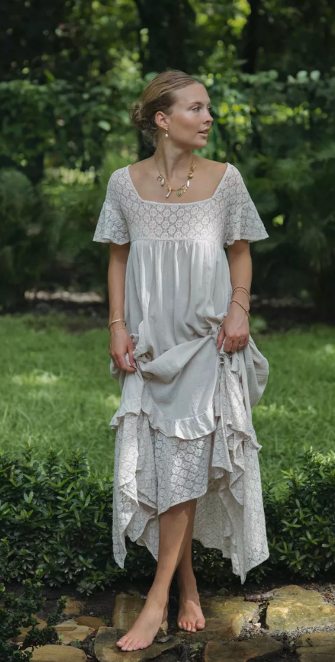 Free People Bring the Romance Midi Dress - Size Medium