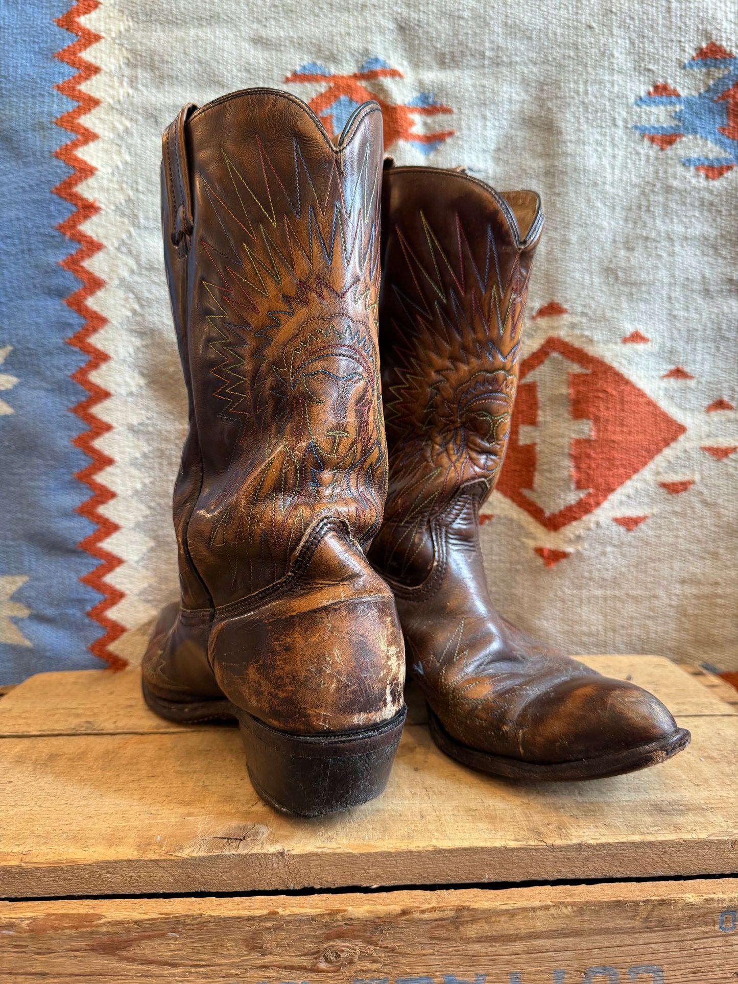 Colourful Embroidered Boot