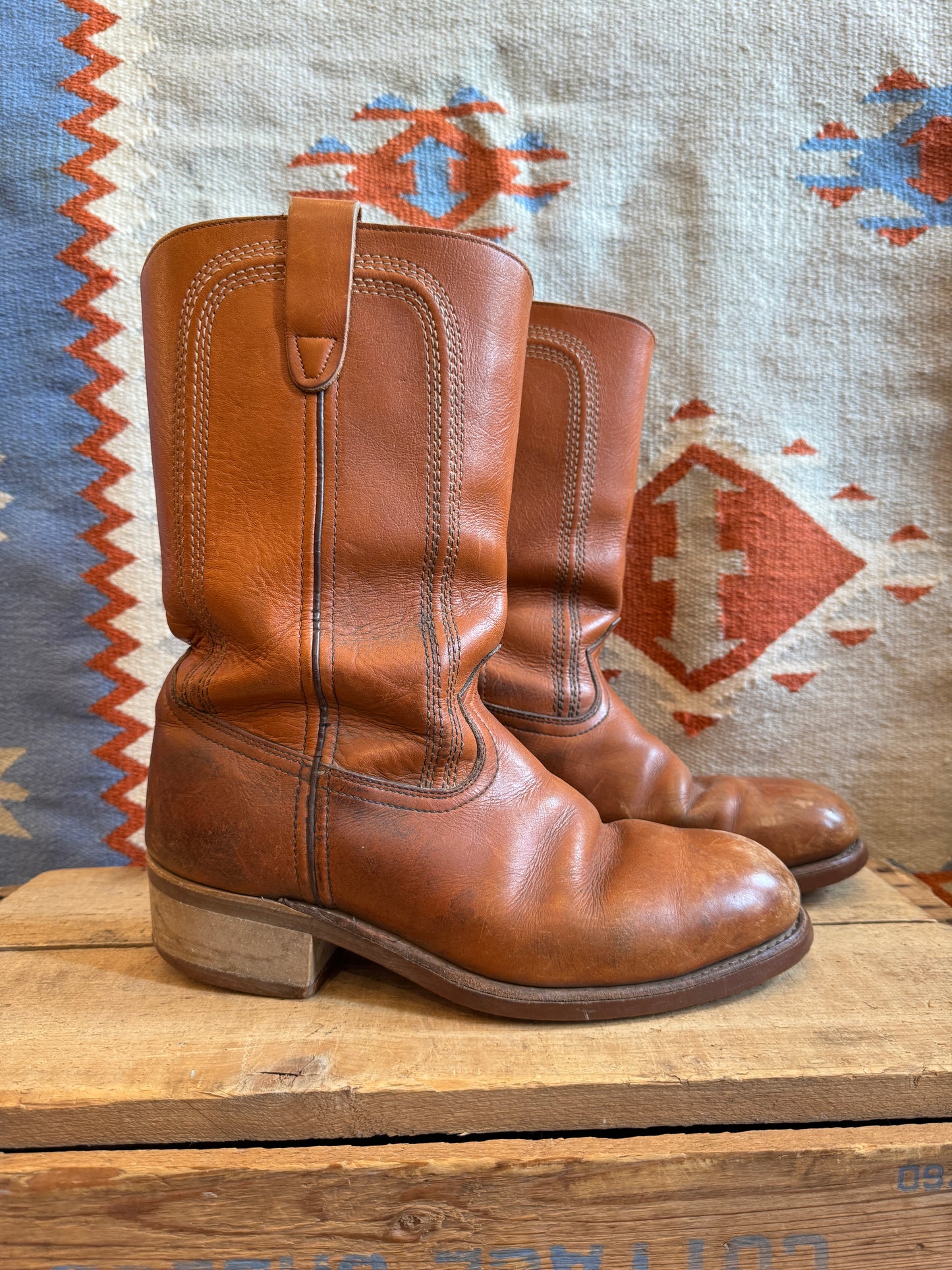 Tan Low Frye Inspired Boot