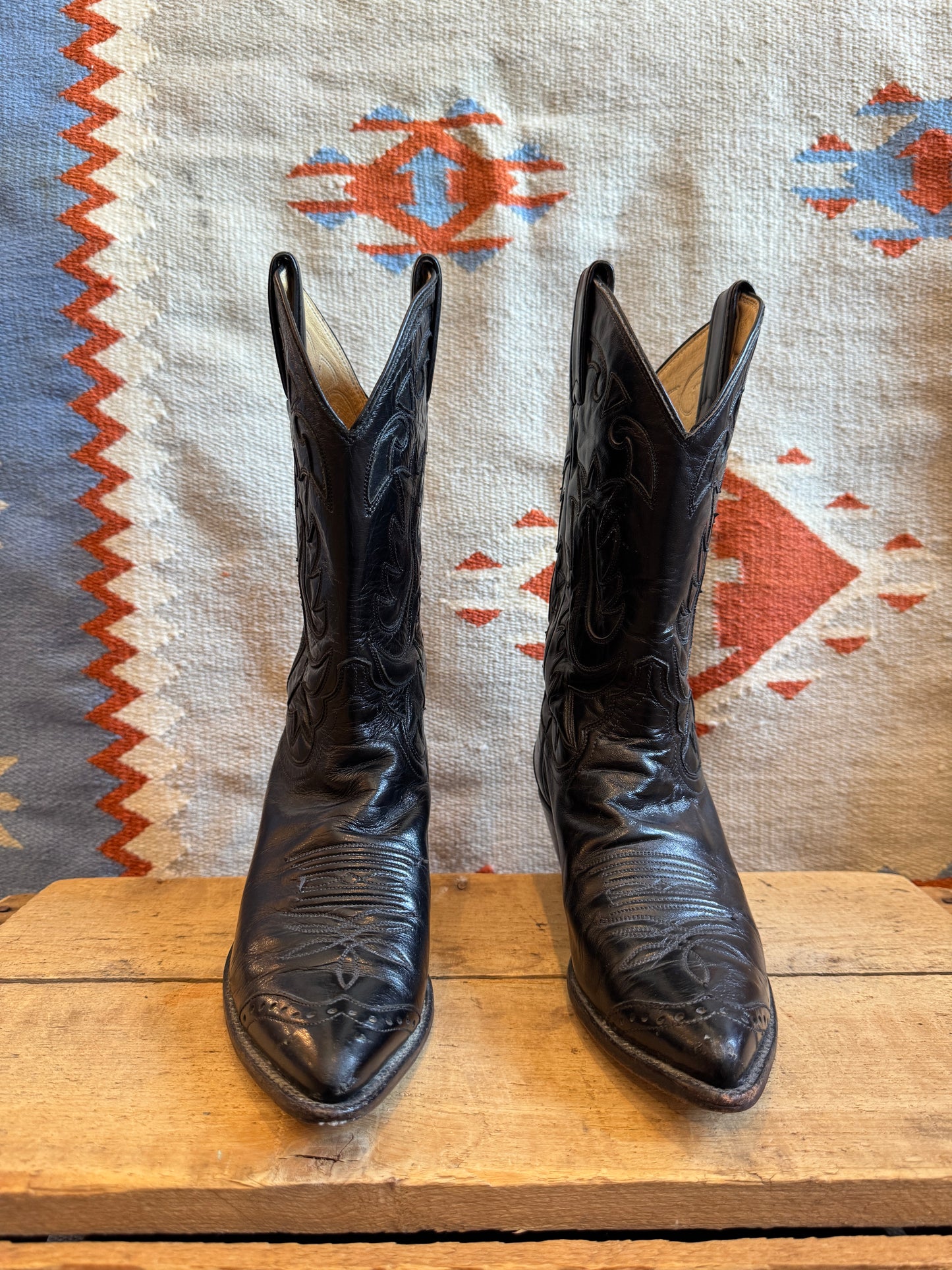 Justin Black Cowboy Boots