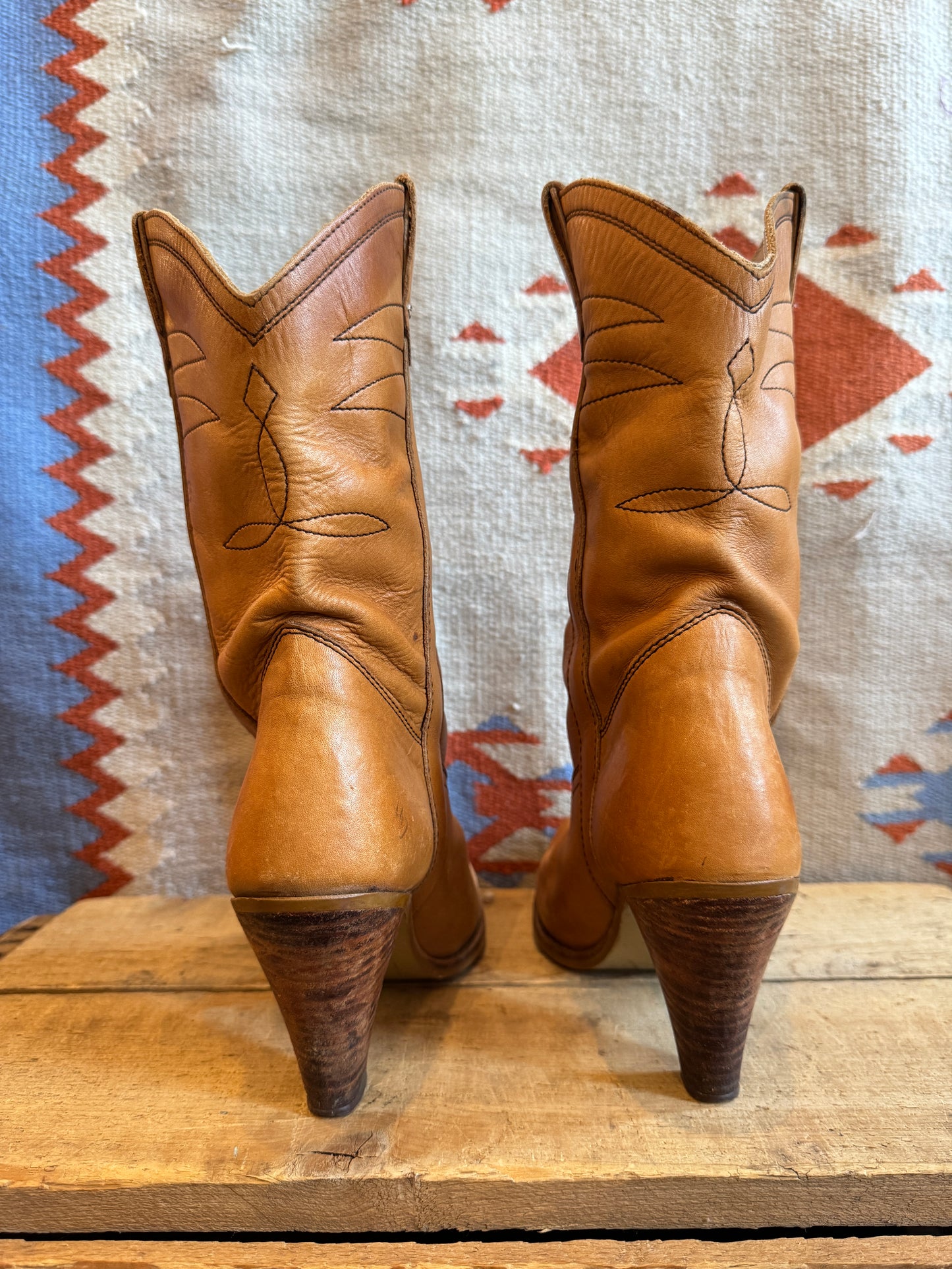 Heeled Brown Cowgirl Boot