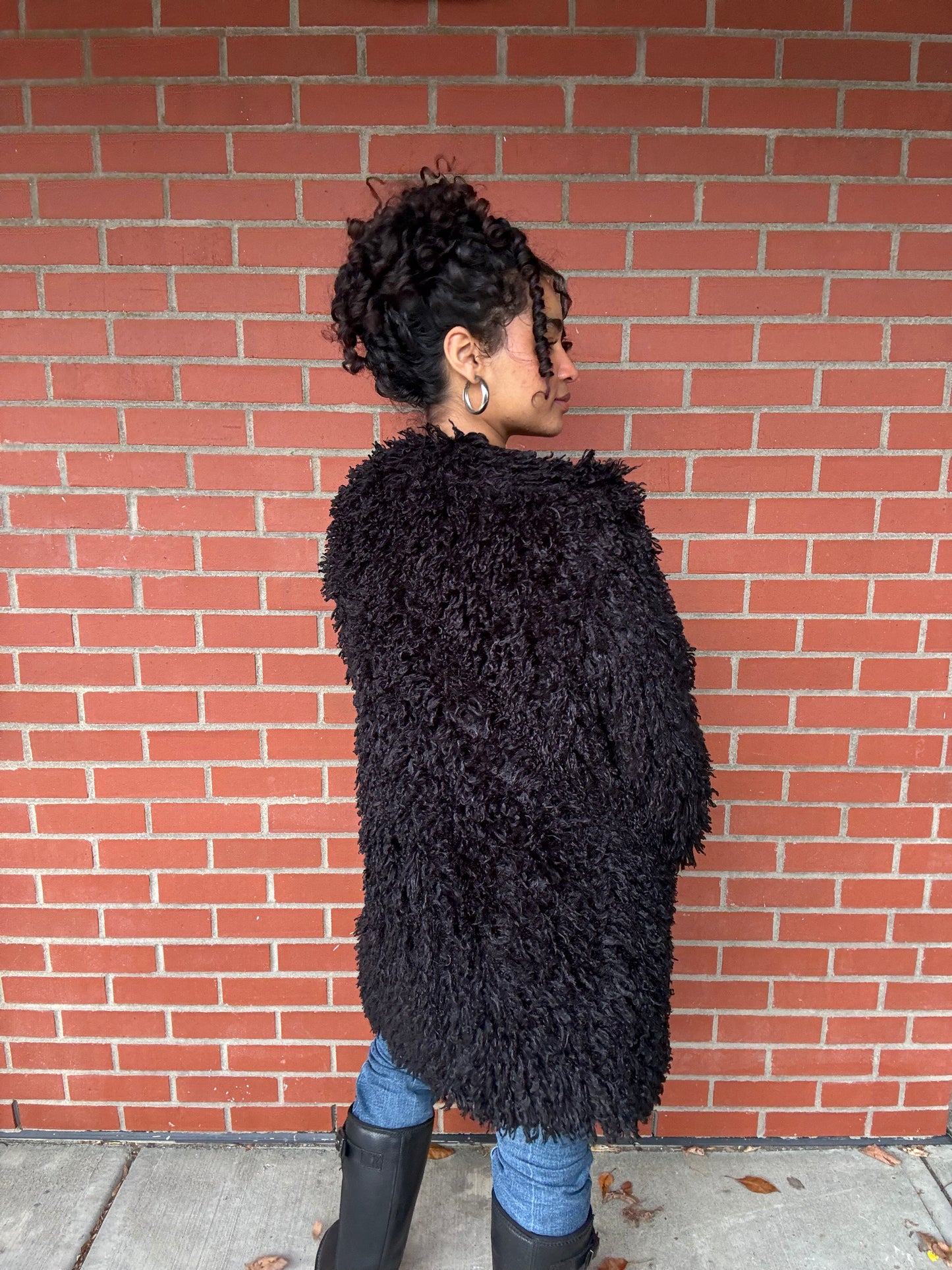 Smythe Faux Shag Coat - Size L