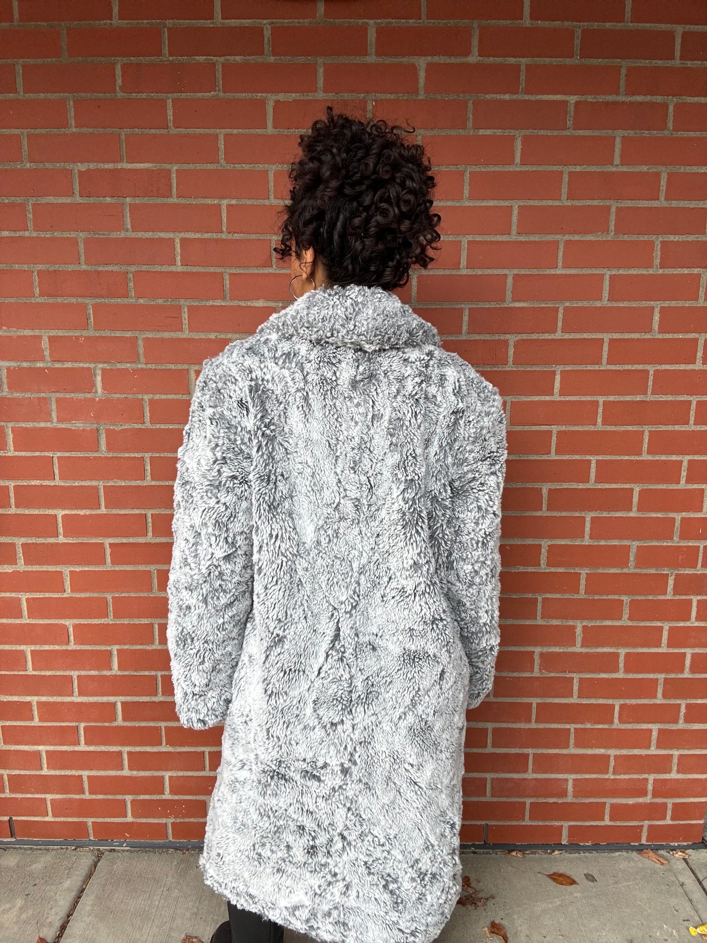 InWear Faux Fur Coat - Size XL