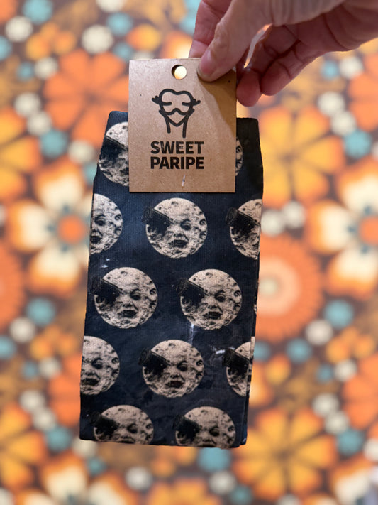 Sweet Paripe Socks - Moons
