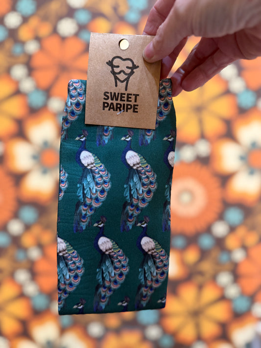 Sweet Paripe Socks - Peacocks