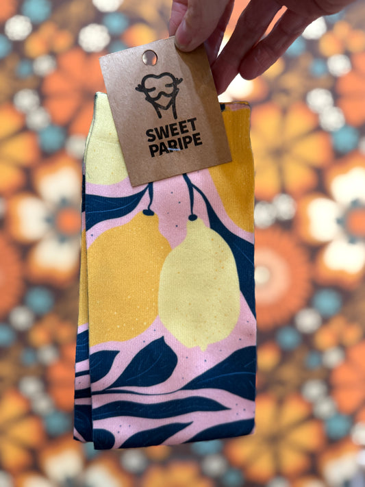 Sweet Paripe Socks - Lemons