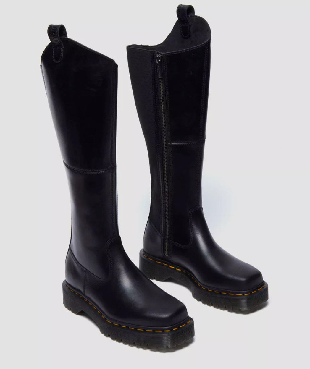 Doc Martens Amaayah Knee High Leather Boots - Size 39