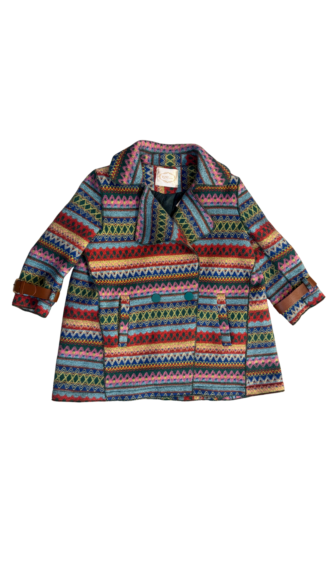 Patterned Blazer Jacket - Size S